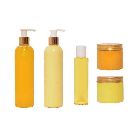 Skin brightening body set enriched with turmeric, beta carotene & carrot