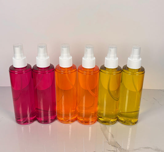 Body mist sprays