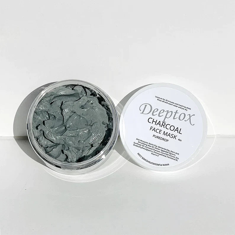 Activated charcoal and salicylic clay mask for acne prone skin