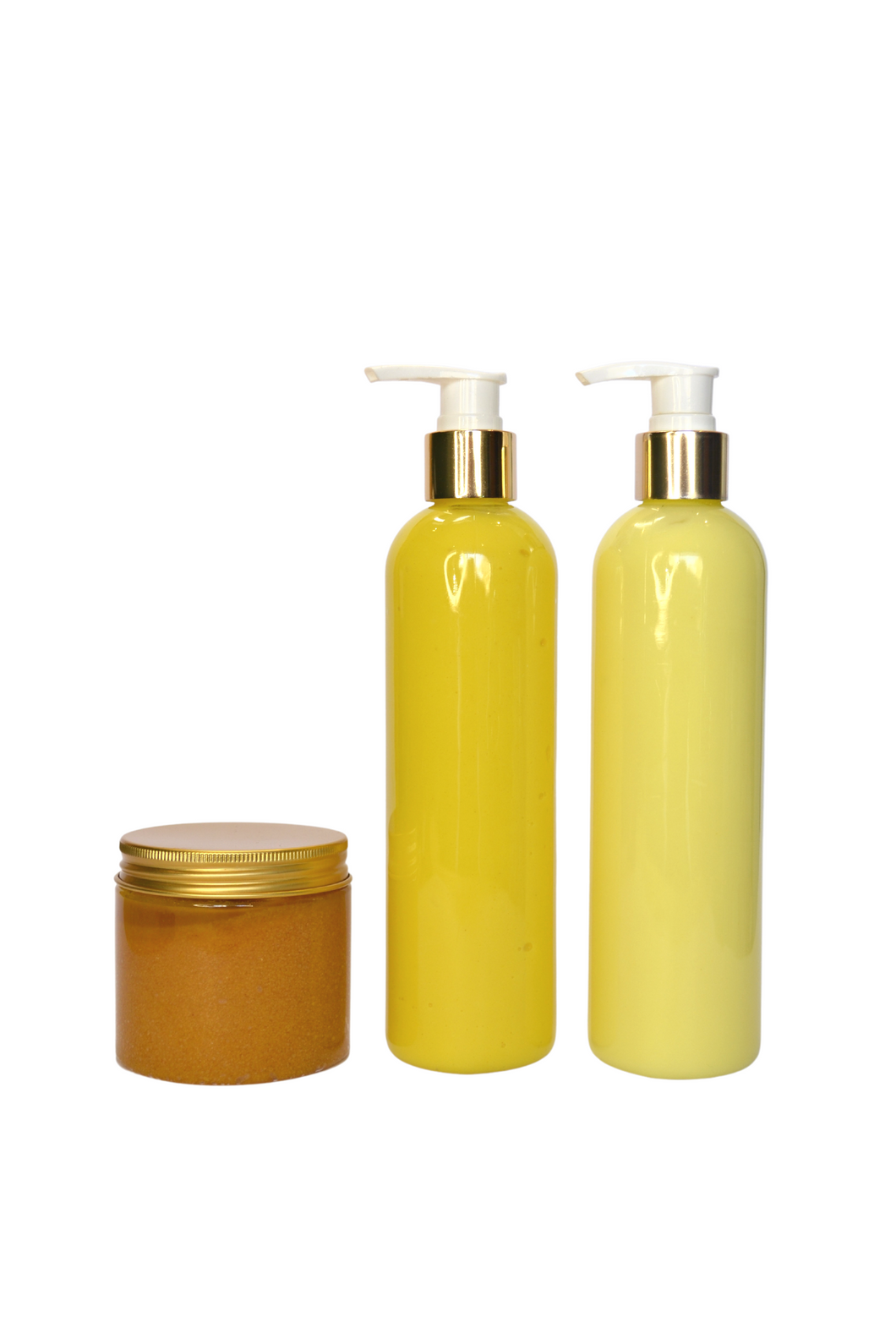 Body set for skin lightening with kojic acid, niacinamide and glutathione - sample kit