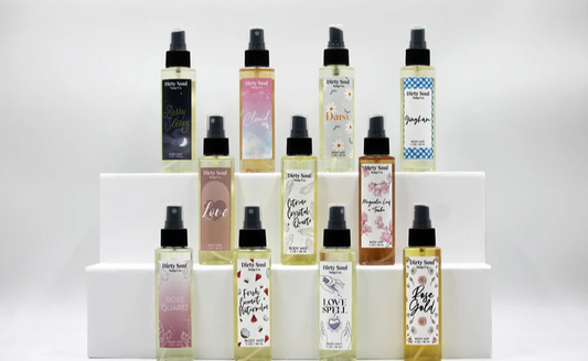 Body mist sprays