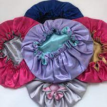 Load image into Gallery viewer, 10 assorted satin bonnets

